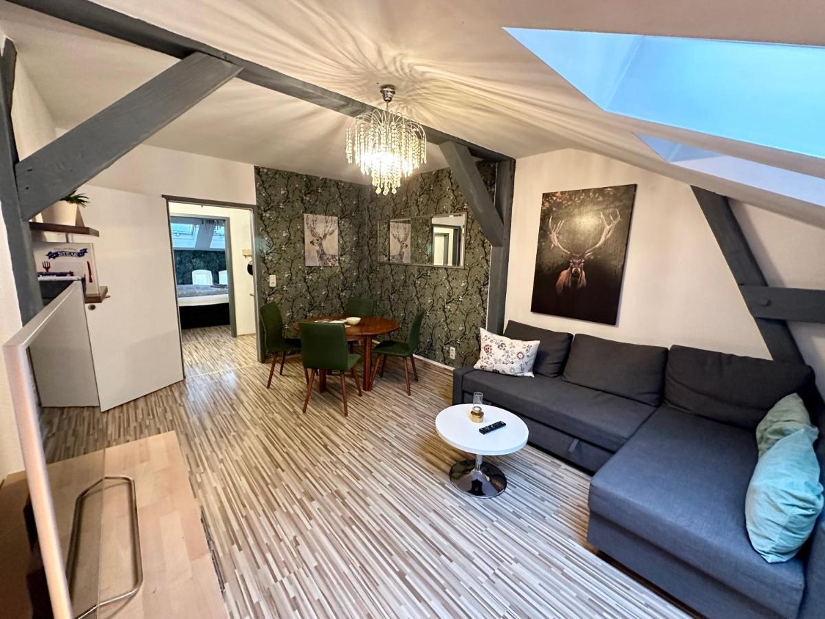Apartment Zum Gruenen Hirsch Inkl. Parkplatz แอร์ฟวร์ท ภายนอก รูปภาพ