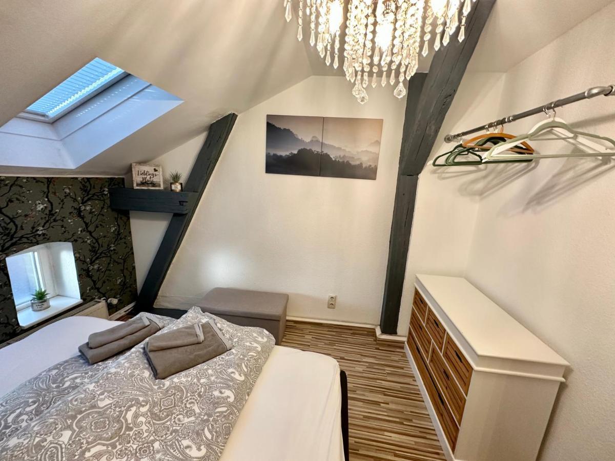 Apartment Zum Gruenen Hirsch Inkl. Parkplatz แอร์ฟวร์ท ภายนอก รูปภาพ