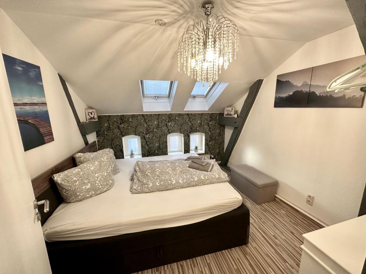 Apartment Zum Gruenen Hirsch Inkl. Parkplatz แอร์ฟวร์ท ภายนอก รูปภาพ
